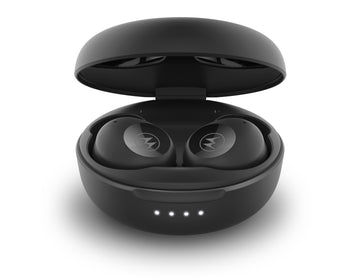 Motorola MOTO BUDS 250 True Wireless Bluetooth Earbuds IPX5 Water Resistant with Wireless Charging Case